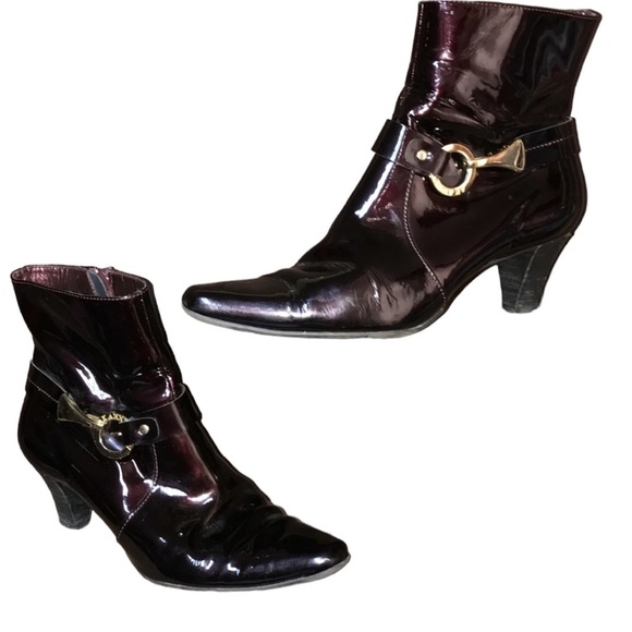 Anne Klein iFlex‎ shiny boots AKGIBBS 6.5 - Picture 1 of 8